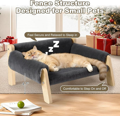 FAMIDGE Elevated Cat Couch Bed for Indoor Cats - Image 3