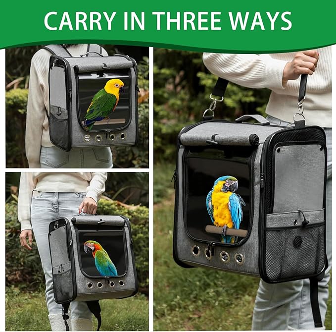Bird Carrier Bag Bird Travel Cage - Image 2
