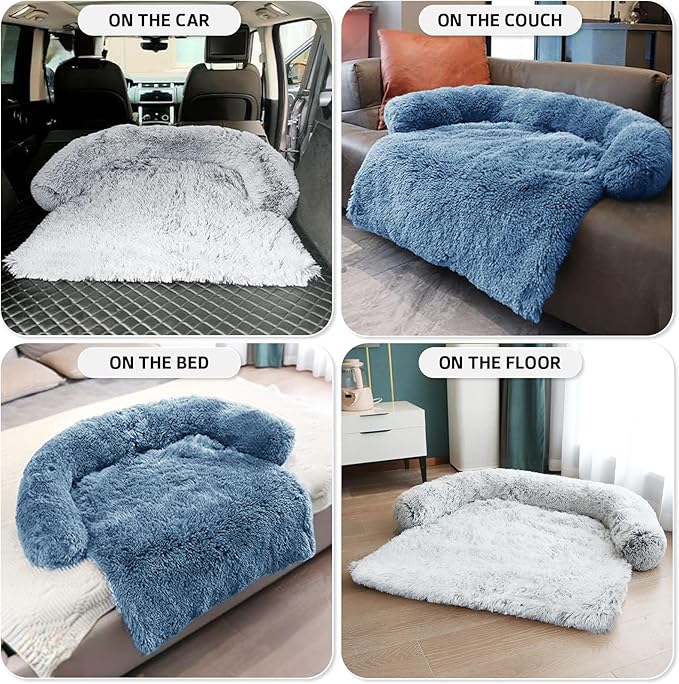 GGIB Calming Dog Bed Fluffy Plush Dog Mat - Image 6