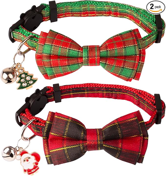 ADOGGYGO Christmas Cat Collars by ADOGGYGO