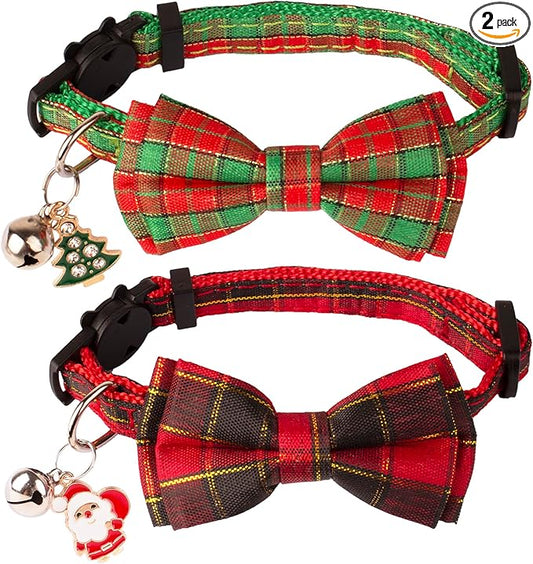 ADOGGYGO Christmas Cat Collars by ADOGGYGO