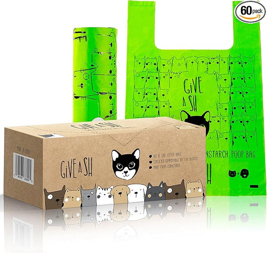 Certified Home Compostable Cat Litter Bags by GAS