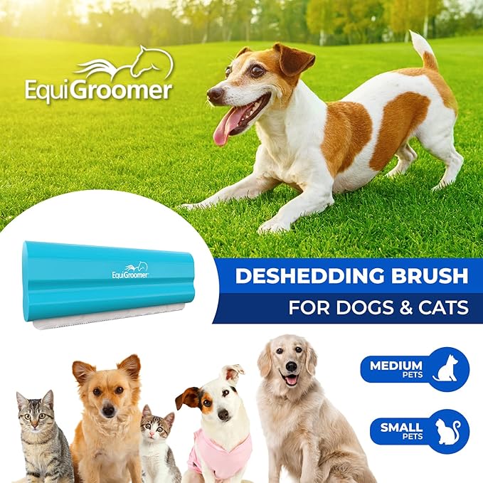 EasyGroomer Deshedding Brush for Dogs & Cats – Undercoat Grooming Tool for - Image 2