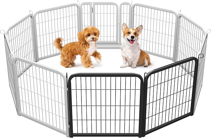 Yaheetech Dog Playpen, 24 inch 2 Panels Dog Pen by Unknown