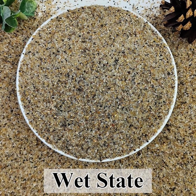 YISZM 10lbs Aquarium Gravel, 1/16" Natural River Rocks Succulent Cactus Pea - Image 2