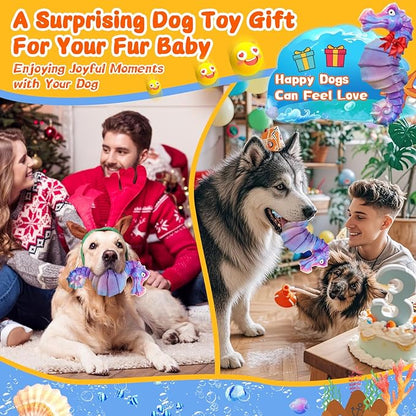 Jeefome Dog Chew Toys for Aggressive Chewers: Squeaky Dog Chew Toys for Large - Image 7