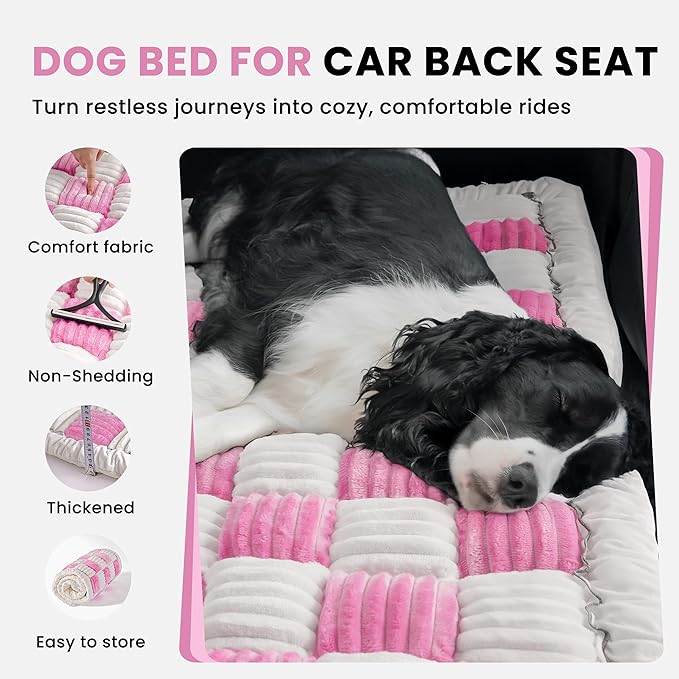 HiPetpy Backseat Dog Bed Mat, Non-Slip Dog Bed - Image 2
