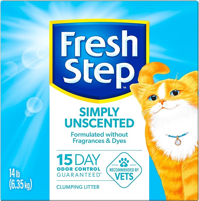 Fresh Step Simply Unscented Multi Cat Clumping Cat Litter, Low Dust, Odor - Image 13