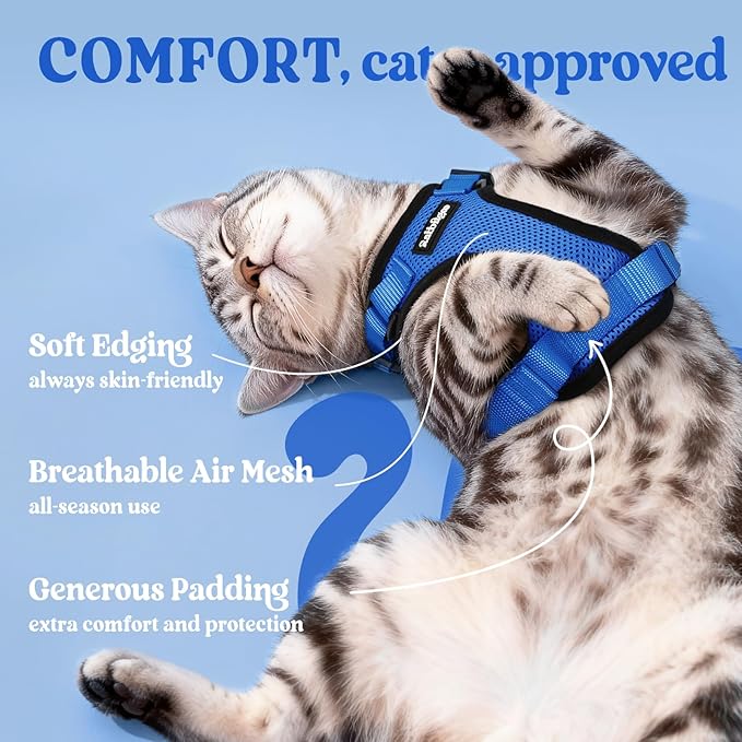 rabbitgoo Cat Harness and Leash Set, Escape Proof Vest Harness - Image 4
