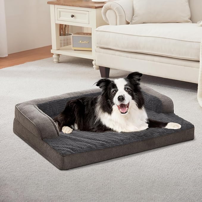 WINDRACING Orthopedic Dog Beds Large Sized Dog, Waterproof Memory Foam Pet Bed by WINDRACING
