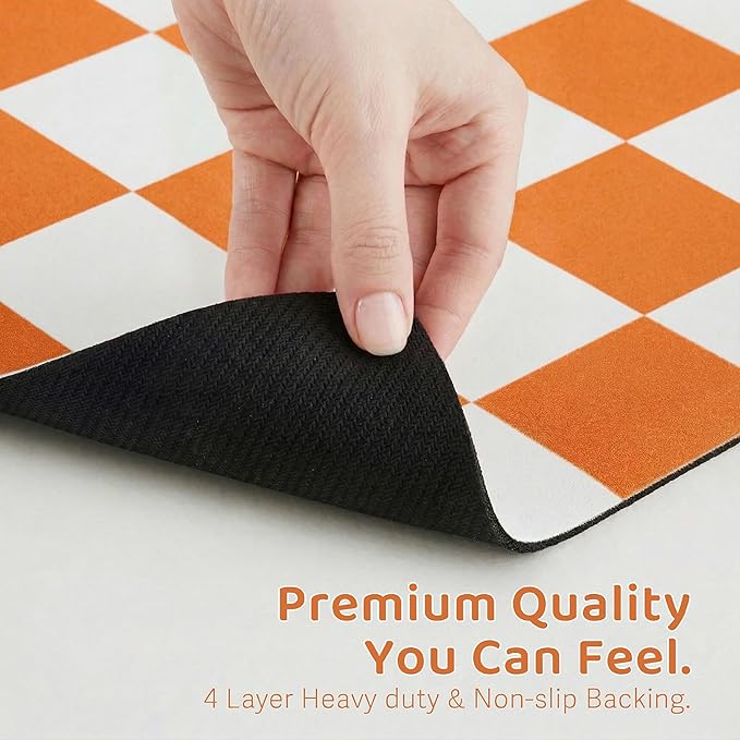 Checkered Dog Feeding Mat, Absorbent Mats - Image 6