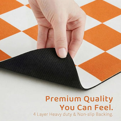 Checkered Dog Feeding Mat, Absorbent Mats - Image 6