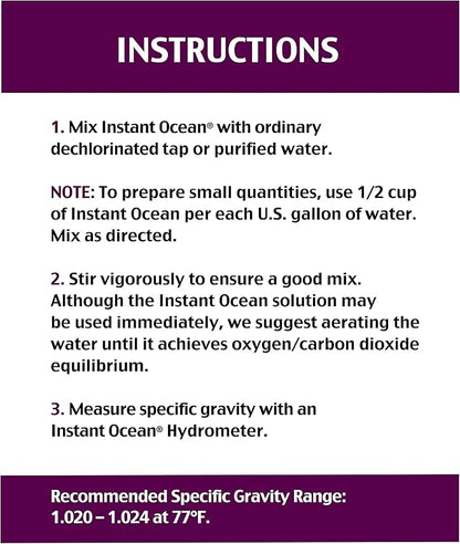 Instant Ocean Sea Salt 50 Gallons, - Image 6