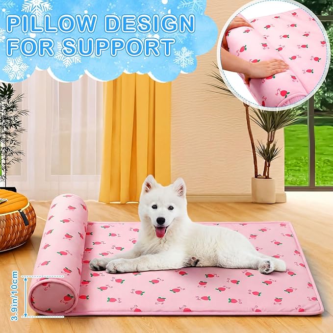 DoubleFill 4 Pack Cooling Pet Mats 15.7" x 23.6" Cooling Dog Beds - Image 4