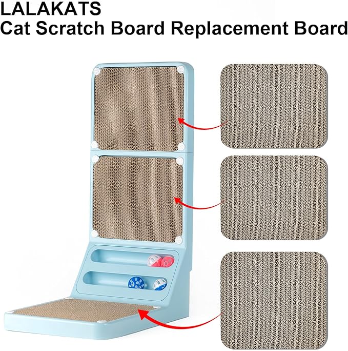 Scratcher Replacement Pads Cat Scratching Board L Shaped Cat Scratcher 3-Piece - Image 2