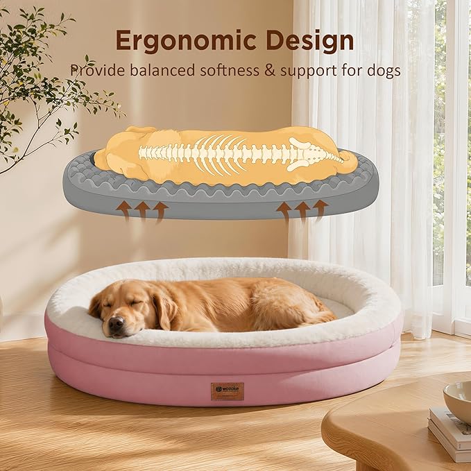 Orthopedic Dog Bed for Medium Dogs, Waterproof Dog Bed - Image 4