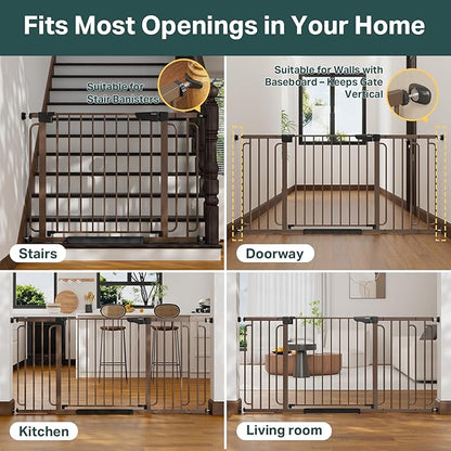 Cumbor 36.6-64" Extra Wide Baby Gate - Image 7