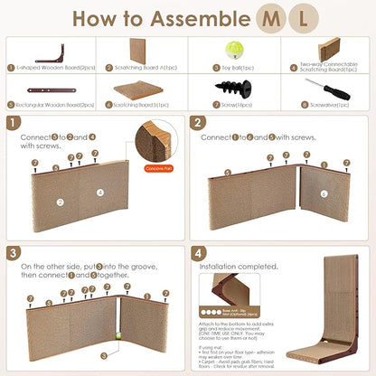 EHEYCIGA Cardboard Cat Scratcher - Image 8
