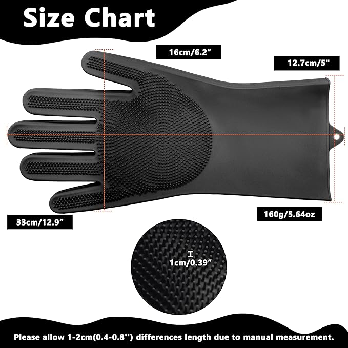 Pet Grooming Gloves—Dog Washing Gloves - Image 2