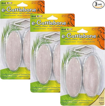 Penn-Plax Bird-Life E-Cuttlebone Original, 3 Pk by Penn-Plax