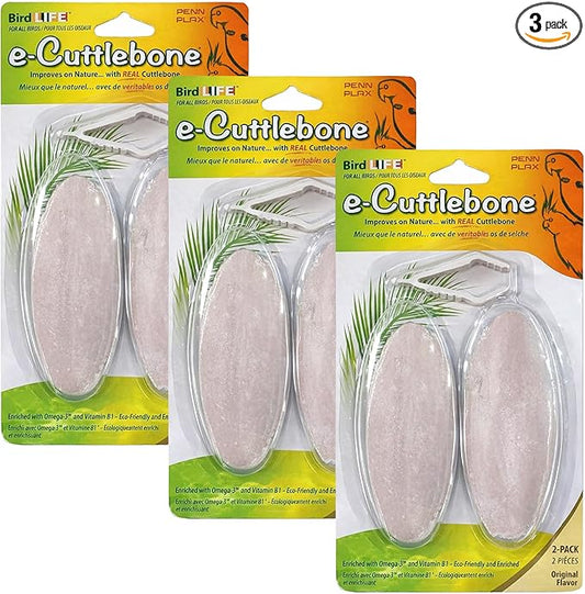 Penn-Plax Bird-Life E-Cuttlebone Original, 3 Pk by Penn-Plax
