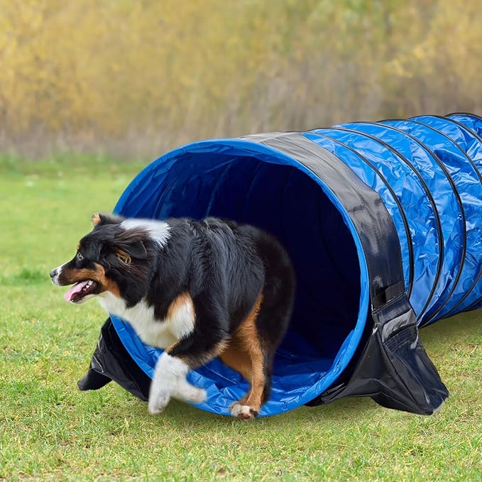 Briwooody 28 in 10 Foot PVC Dog Agility Tunnel - Image 6