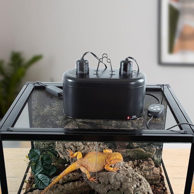 REPTI ZOO Dual Reptile Light Fixture - Image 9