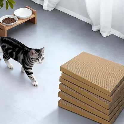 Cat Scratchers 6 Packs Refill Cat Scratching Pad Cardboard - Image 7