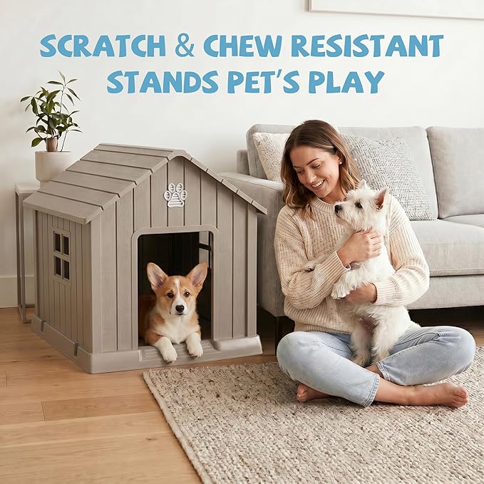 EFU Small Dog House Outdoor Indoor, Waterproof Dog House - Image 7