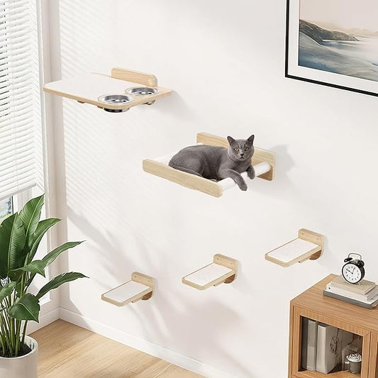 Space-Saving Cat Wall Shelves – Interactive Cat Wall Climber by PHATOSIOPETS