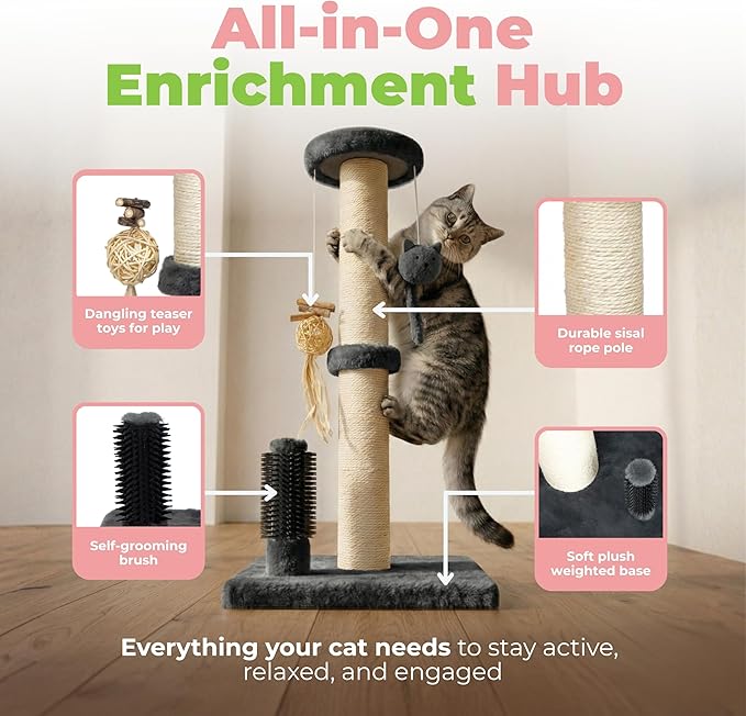 Best Pet Supplies Catify Cat Scratcher, Fun Interactive Scratchers, Claw Safe - Image 3