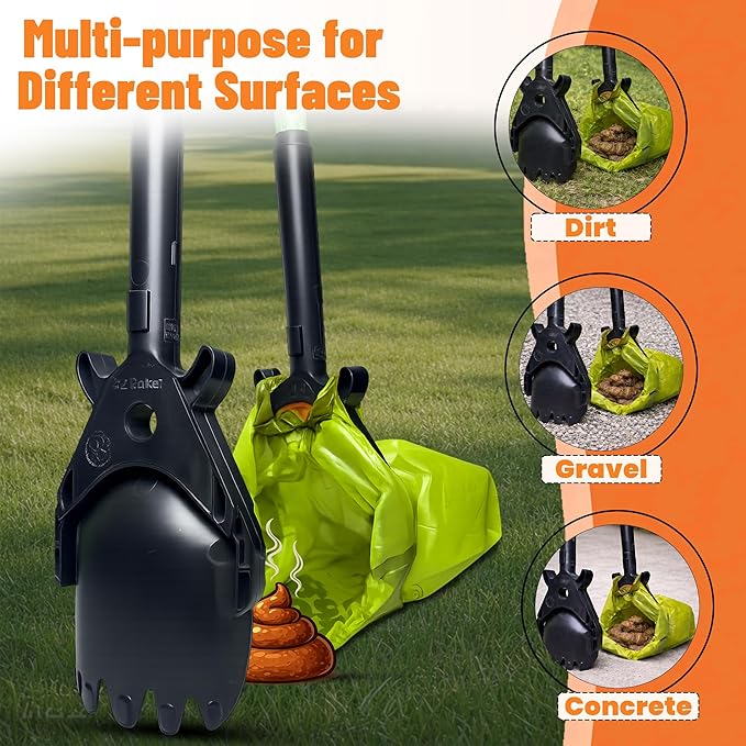XP Pooper Scooper & Rake Set, Consumer Reports #1 Rated Ergonomic Scooper 2024 - Image 8