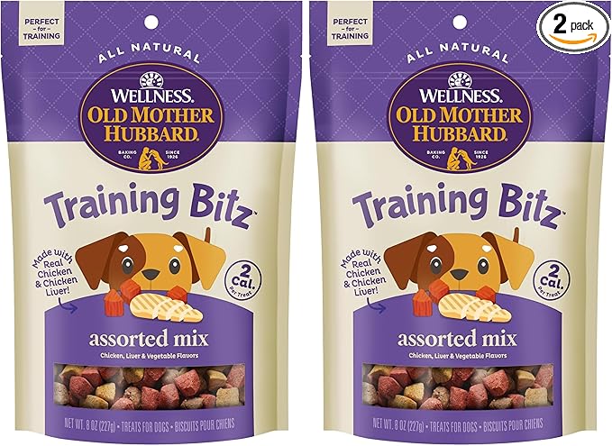 Old Mother Hubbard Wellness Training Bitz Assorted Mix Dog Treats, Natural by OldMotherHubbardNaturalDogTreats