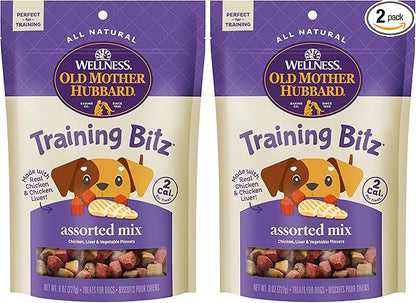 Old Mother Hubbard Wellness Training Bitz Assorted Mix Dog Treats, Natural by OldMotherHubbardNaturalDogTreats