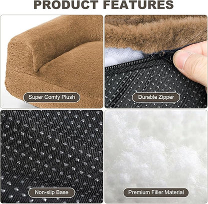 FAMIDGE Plush Cat Couch Bed - Image 5