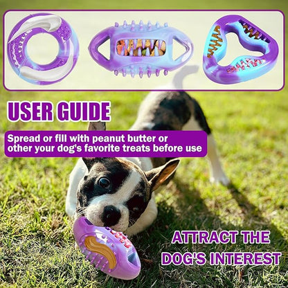 3 Pack TPR Rubber Chew Toys for Puppy, Small Dog & Senior Dog | Stuffable - Image 3