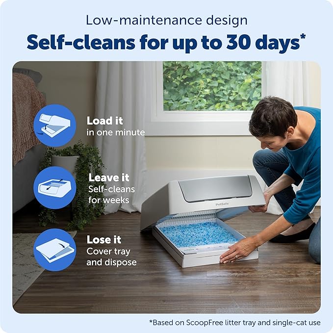 PetSafe ScoopFree Crystal Classic Self-Cleaning Litter Box System – Automatic - Image 4