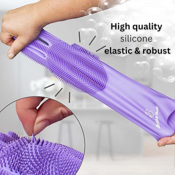 Dog Shampoo Gloves for Bathing – Silicone Dog Washing Gloves - Image 4