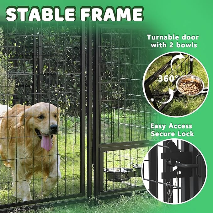 LEMBERI 4x4x4 Outside Dog Kennel - Image 4
