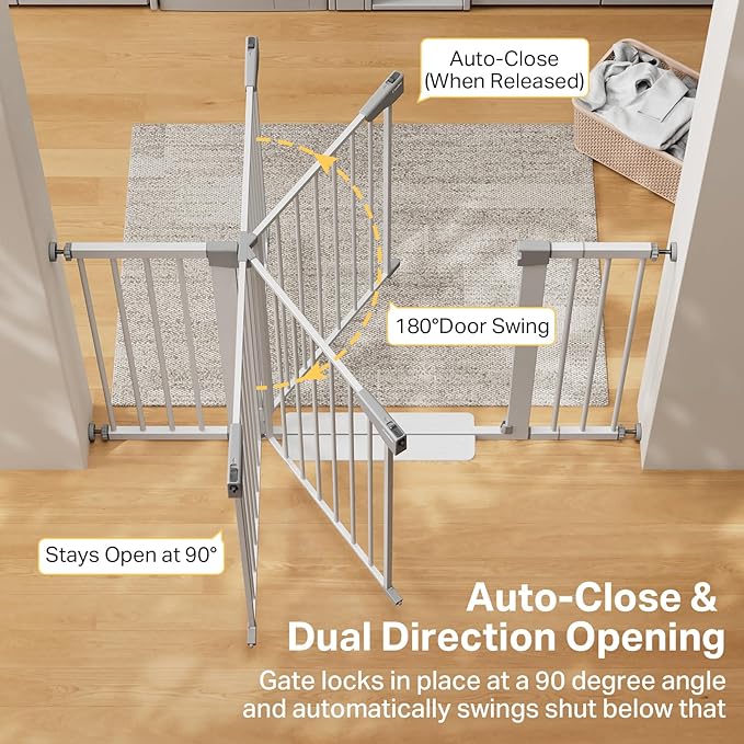 Cumbor 29.7–51.5" Extra Wide Baby Gate - Image 4