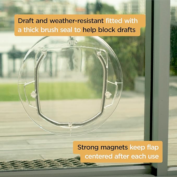 Hakuna Pets Ultra Clear Pet, Cat and Dog Door - Image 7