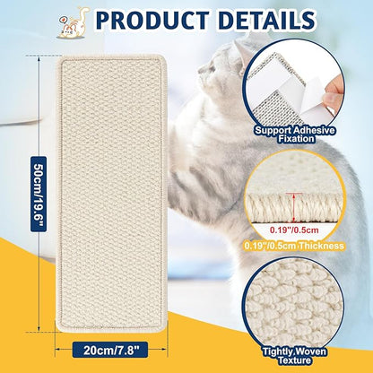 ENONCI Door Protector from Cat Scratching 19.6" x 7.8" Cat Wall Corner Scratcher - Image 7