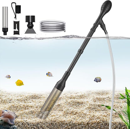 Carefree Fish Aquarium Gravel Cleaner 6Ft Hose Fish Tank Water Changer Sand by CarefreeFish