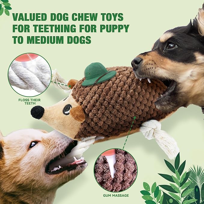 LEGEND SANDY Dog Squeaky Toys for Puppy, 5 Pack Small Dog Toys, Stuffed Animal - Image 2