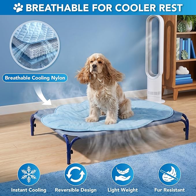 PetAmi Dog Cooling Mat, Cloud Shape, Pet Pad - Image 4