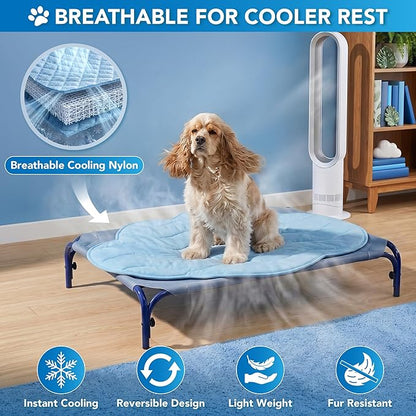 PetAmi Dog Cooling Mat, Cloud Shape, Pet Pad - Image 4