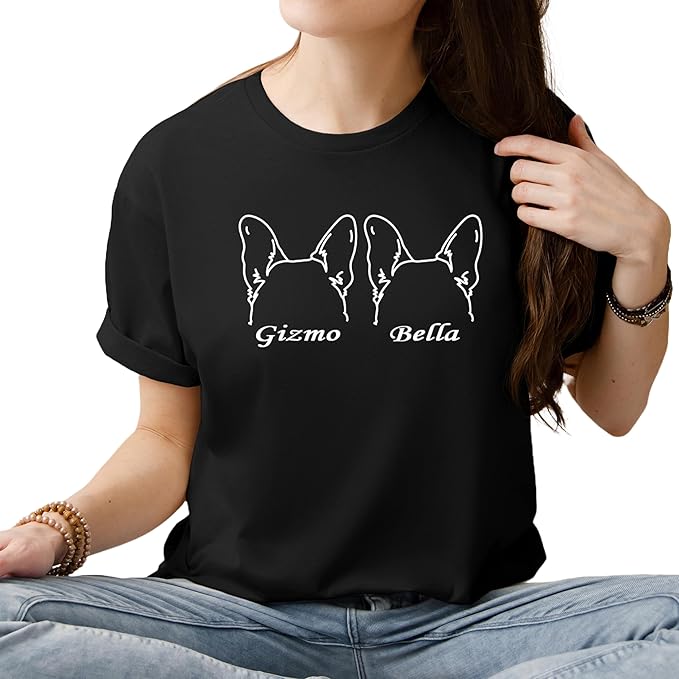 Custom Dog Mom Shirt Personalized Dog Ears Sweatshirt - Image 9