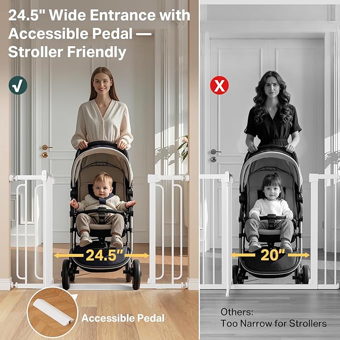 Cumbor 36.6-64" Extra Wide Baby Gate - Image 6