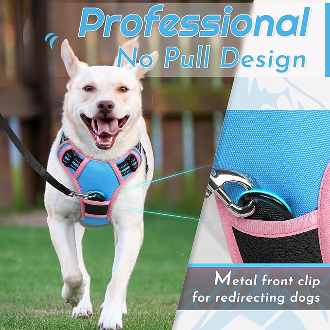 Eagloo Dog Harness for Large Dogs, No Pull Service Vest - Image 2