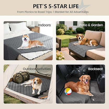 gogobunny 3X Stronger Waterproof Pet Blanket, Scratch Proof Furniture Protector - Image 3
